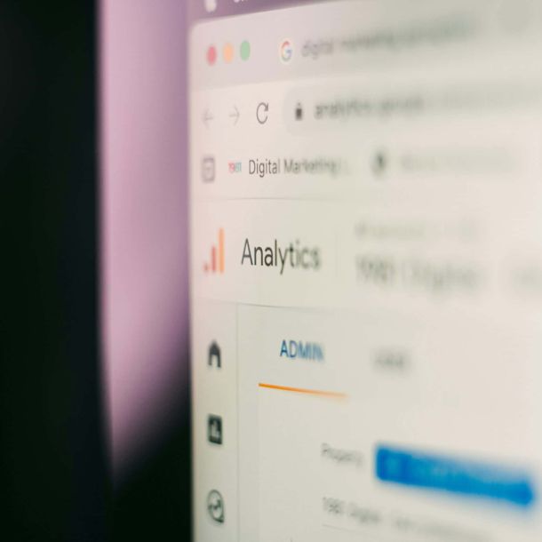 Dashboard Google Analytics grafici traffico sito web